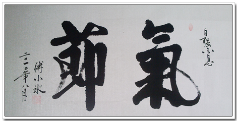 傅小冰书法作品集-气节