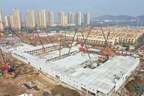 中建三局总承包安装公司武汉火神山医院建设的模块化