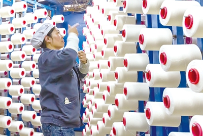 今年前11月海安县纺织产业实现销售超百亿元