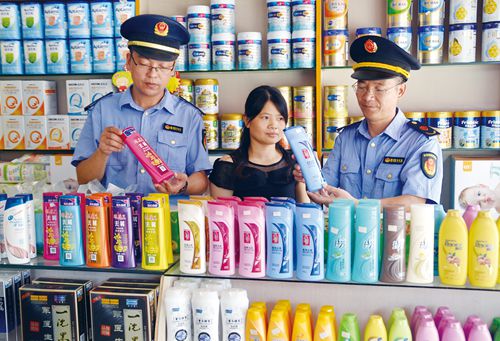 江西省于都县市场监督管理局对辖区内销售的化