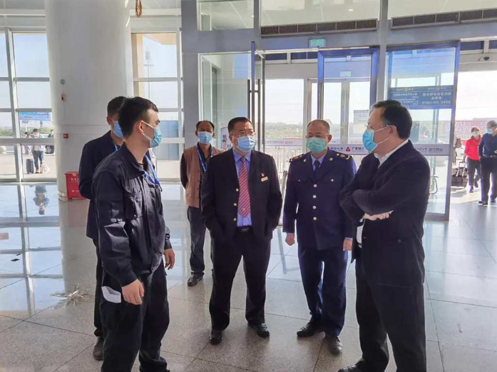 广东省湛江市市场监管局到麻章区开展节前高铁站特种设备安全检查工作