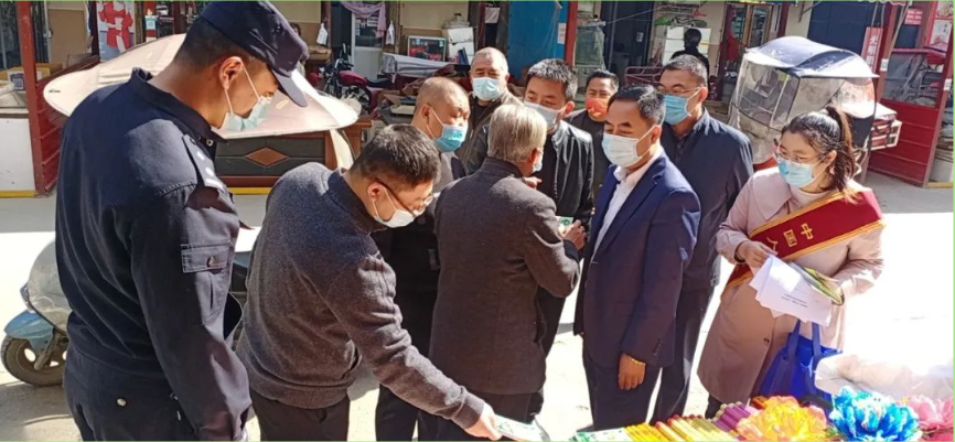 陕西黄陵县市场监管局等三部门联合开展违规使用人民币