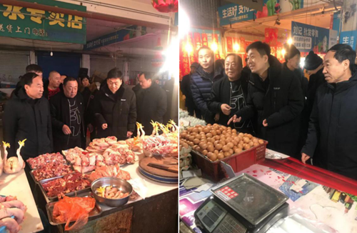 绥化市副市长来永见检查肉,蛋类制品