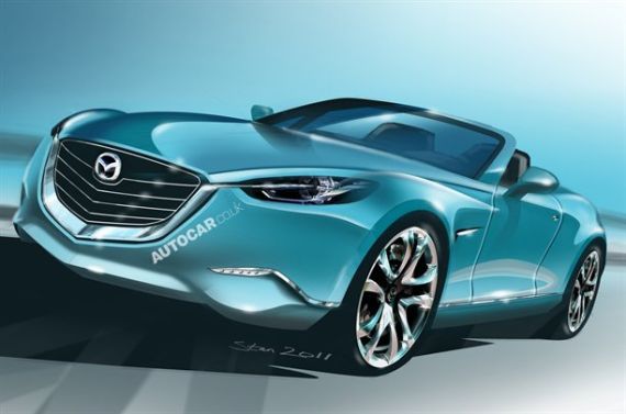 马自达MX-5假想图 马自达MX-5假想图